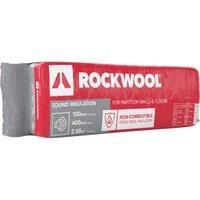 Rockwool Acoustic Cavity slab (L)1.2m (W)0.4m (T)100mm Pack of 6
