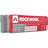 Rockwool Sound Insulation Slab - 50 X 400mm X 1.2m