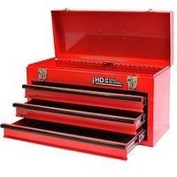 Hilka 3 Drawer Metal Portable Tool Box Chest, Organizer Cabinet Garage Storage