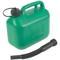 Hilka 84809015 Plastic 5L Fuel Can Green