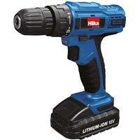 HILKA PTLCD1850 18V LITHIUM ION CORDLESS DRILL DRIVER SCREWDRIVER & 50 DRILL BIT