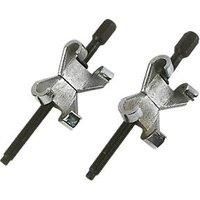 2X HEAVY DUTY COIL SPRING COMPRESSOR KIT CAR SUSPENSION KIT 2PC CAR CLAMPS Hilka