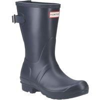 Hunter Unisex Short Rain Boot, Navy, 12 UK