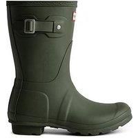 Hunter Original Short, Women's Wellington Boots, Green (Dark Olive), 5 UK (38 EU)