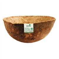 Kingfisher 14 Inch Bowl Shaped Coco Hanging Basket Liner