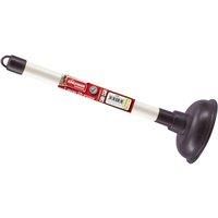 Kingfisher U150 5.5-Inch Sink Drain Plunger - Black