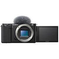 Sony Alpha ZV-E10 | APS-C Mirrorless Interchangeable-Lens Vlog Camera Body Only (Vari-Angle Screen for vlogging, 4K Video, Real-time Eye Autofocus)