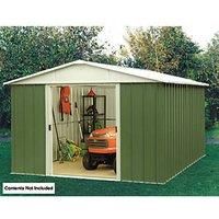 Yardmaster 9.4 X 7.5 Ft Apex Roof Metal Garden Shed