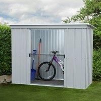 Yardmaster Store All No Floor Metal Pent Shed 6 x 4ft