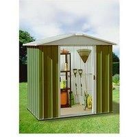 Yardmaster 6.1 X 6.1 Ft Apex Roof Metal Garden Shed