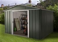 Yardmaster Deluxe Metal Shed with Support Frame  10 x 10ft