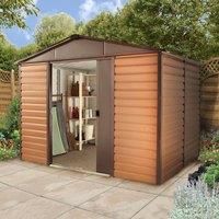 10' x 12'4 Yardmaster Balmoral 1012WGL Metal Shed (3.03m x 3.78m)