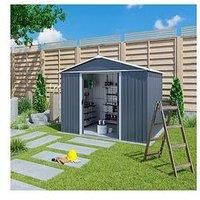 Yardmaster 10 X 8 Feet Castleton Apex Roof Metal Shed