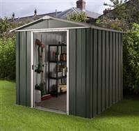 Yardmaster Deluxe Metal Shed with Support Frame  6 x 4ft