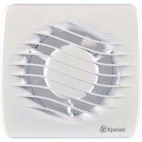 Xpelair DX100T 100mm Axial Extract Fan with Wall & Window Fitting Kit (90841AW)