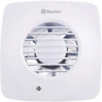 Manrose White Kitchen Extractor Fan with Pullcord - 150mm