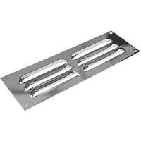 Xpelair Gas Louvre Vent Stainless Steel 189 x 50mm (4578R)