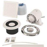 Xpelair 100T 100mm Shower Extractor Fan Kit