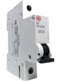 Wylex MCB 6 Amp Single Pole Circuit Breaker Type B 6A NHX NHXB06