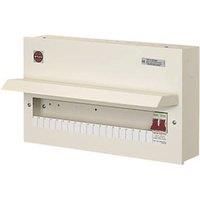 Wylex 21-Module 19-Way Part-Populated Main Switch Consumer Unit (5452P)