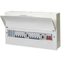 Consumer Unit 14 Way 21 Module With SPD RCD MCB DIN Rail 230V Type A Lockable