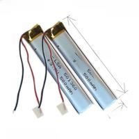 3.7V Polymer Lithium Battery 500mAh For Recording pen Laser pointer LED Light Bar Rechargeable Bluetooth 501360