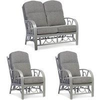 Desser Grey Bali Conservatory Suite (Sofa & Two Chairs)