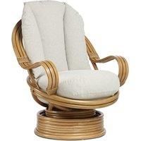 Desser Bali Light Oak Laminated Swivel Rocker Chair