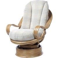 Desser Turin Light Oak Laminated Swivel Rocker Chair