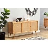 Desser Manhattan 3 Door Rattan Sideboard In Natural