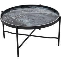 Monochrome Swirl Coffee Tray Table