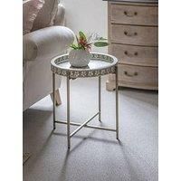 Laura Ashley Grey Epsley Side Table
