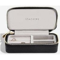 Stackers Black Medium Travel Jewellery Box
