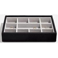 Stackers Black Mini Jewellery Box Trinkets Layer