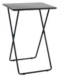 Habitat Airo Metal Folding Table - Black