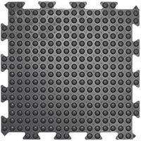 COBA Europe Bubblemat Connect Anti-Fatigue Floor Middle Mat Black 0.5m x 0.5m (567FV)