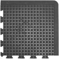 COBA Europe Bubblemat Connect Anti-Fatigue Floor Corner Mat Black 0.5m x 0.5m (651FV)