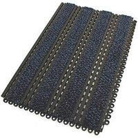 COBA Europe Premier Track Entrance Mat Black / Blue 440 x 290mm 2 Pack (5959V)
