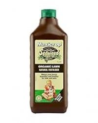 Maxicrop XOLNF61L Organic Lawn Natural Fertiliser, Seaweed Plus Organic Lawn Natural Fertilser, 1L, Concentrate