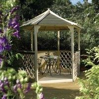 Rowlinson Gainsborough Natural Hexagonal Gazebo (W)3m (D)2.6m