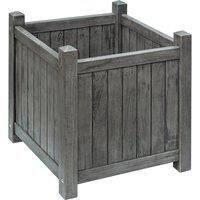 Rowlinson Alderley Grey Square Planter