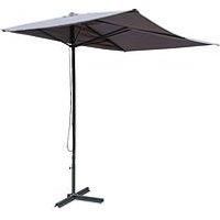 Rowlinson Prestbury Half Parasol (base not included)  Grey