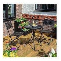 Rowlinson Havana Bistro Set  Black