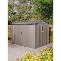 Rowlinson Brentvale 10x8 Premium Apex Metal Shed