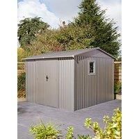 Rowlinson Brentvale 10x10 Premium Apex Metal Shed