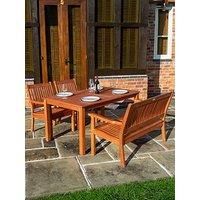 Rowlinson Garden Products Garden Furniture Set, Honey Brown, One Size