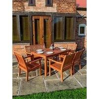 Rowlinson Garden Products Willington Rectangular 6 Seat Set