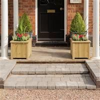 Rowlinson Garden Products Planter, Wood, Natural, One Size