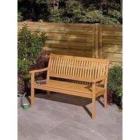 Rowlinson Farnham 2 Seat Bench, Brown