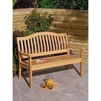 Rowlinson Hemsway 2 Seat Bench, Brown